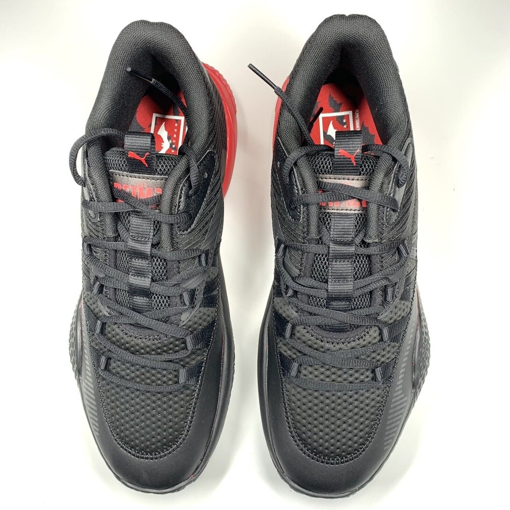 Puma Court Rider 2.0 Batman Black Canvas Athletic Basketball Shoes Mens 10.5 - Picture 2 of 9